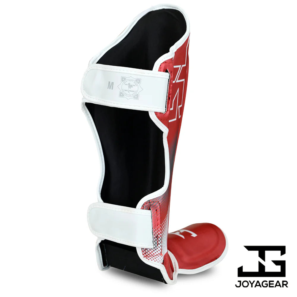 Joya Evolution Shin Guards Red