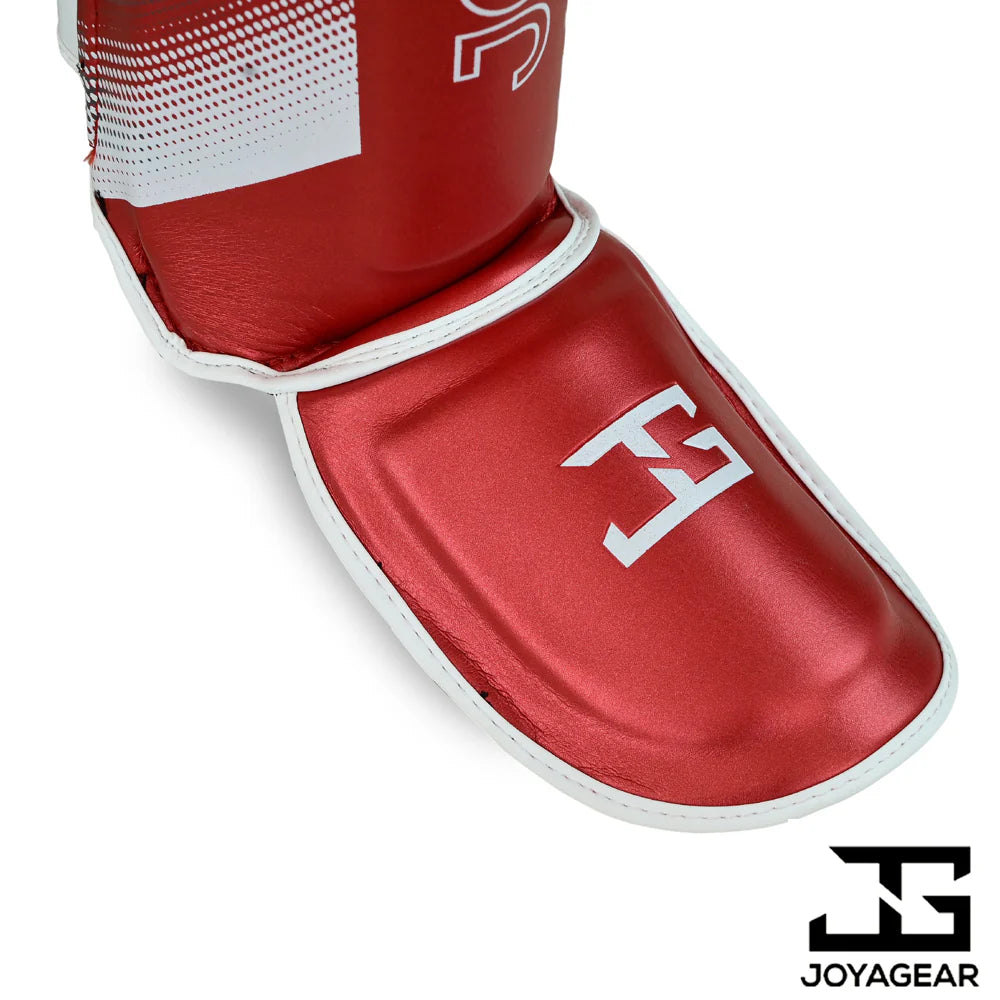 Joya Evolution Shin Guards Red