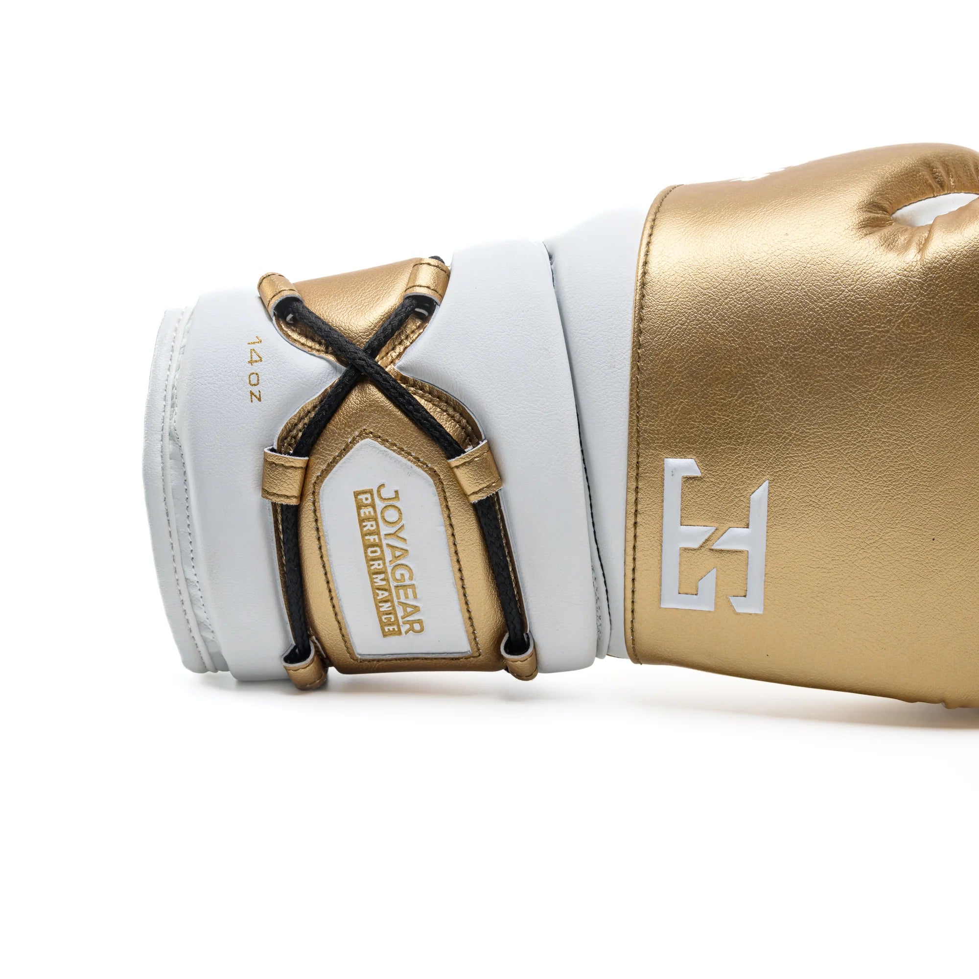 Joyagear Performance Lace Up Boxing Gloves Gold