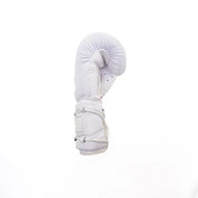 Joyagear Elite Performance Leather Lace Up Boxing Gloves White