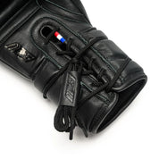 Joyagear Elite Performance Leather Lace Up Boxing Gloves Black