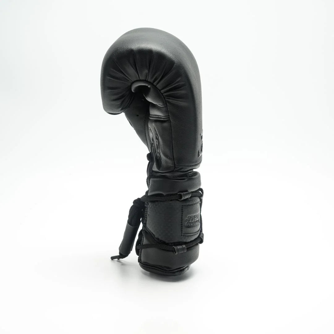Joyagear Performance Lace Up Boxing Gloves Black
