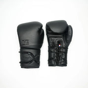 Joyagear Performance Lace Up Boxing Gloves Black