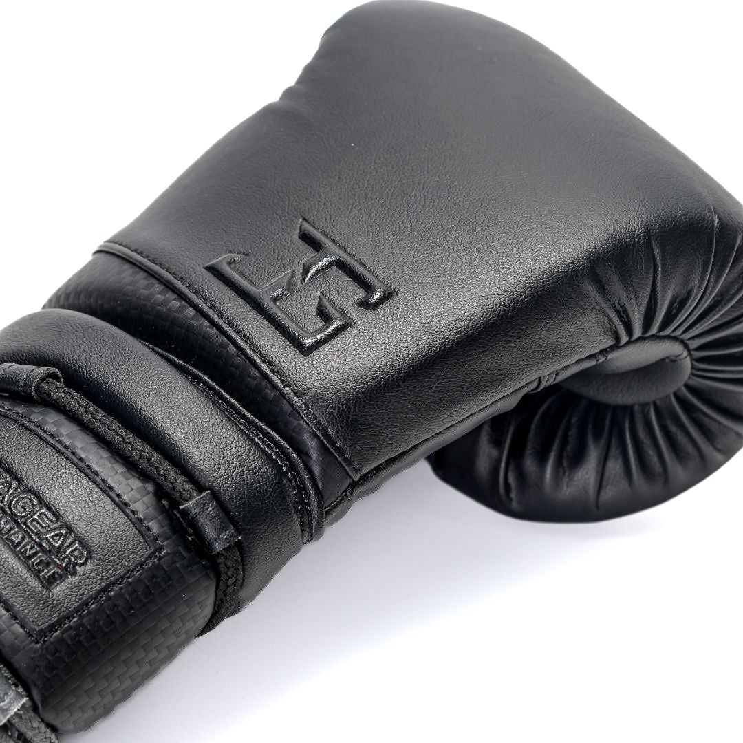 Joyagear Performance Lace Up Boxing Gloves Black