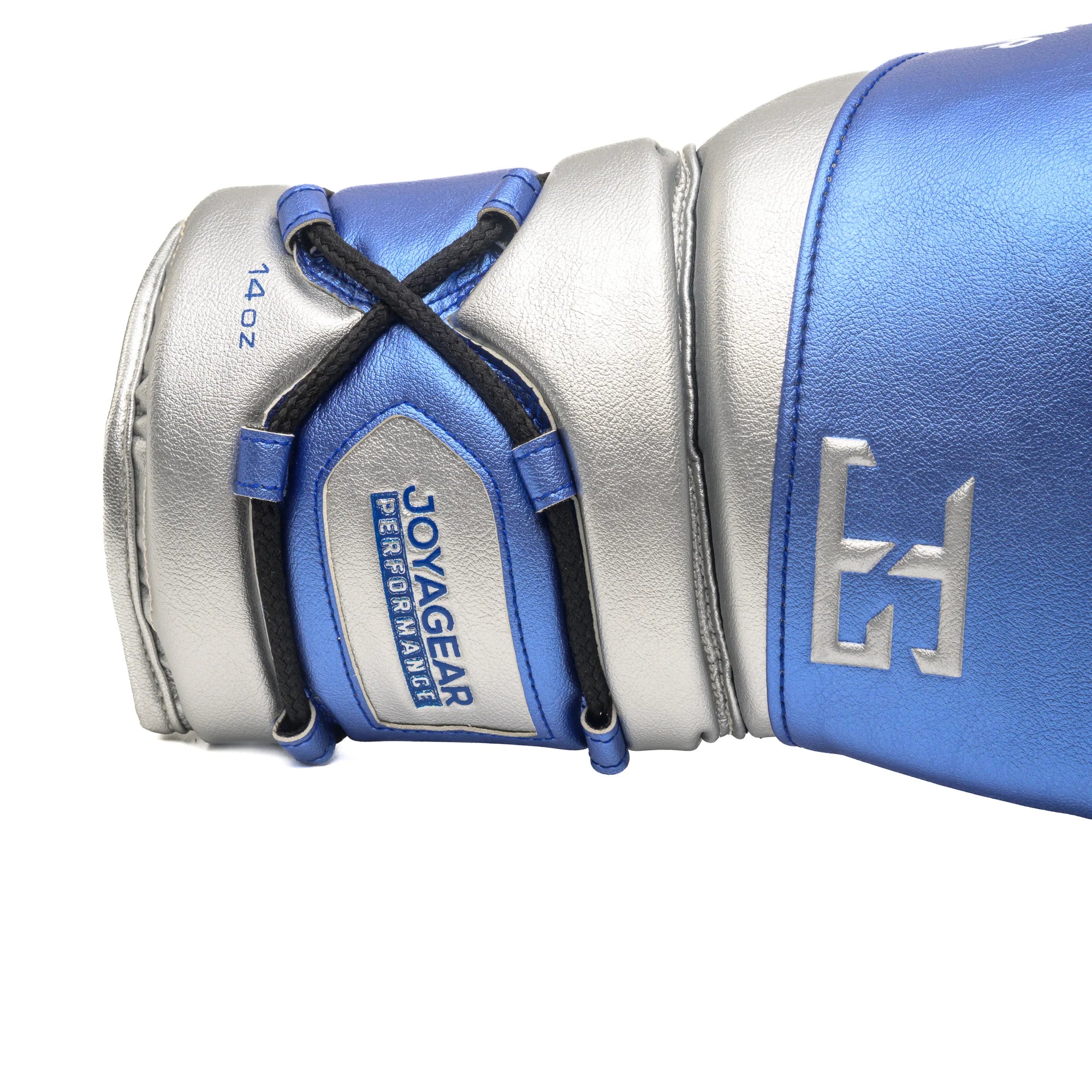 Joyagear Performance Lace Up Boxing Gloves Blue