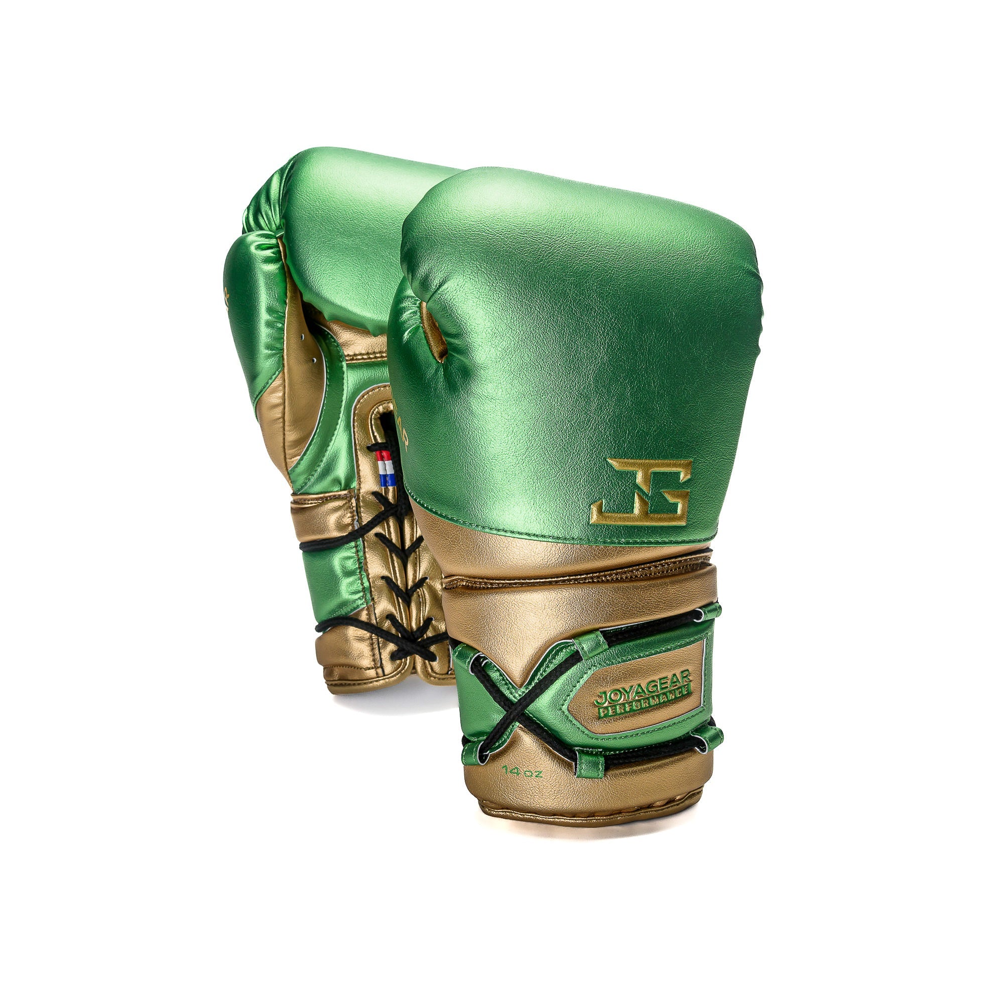 Joyagear Performance Lace Up Boxing Gloves Green
