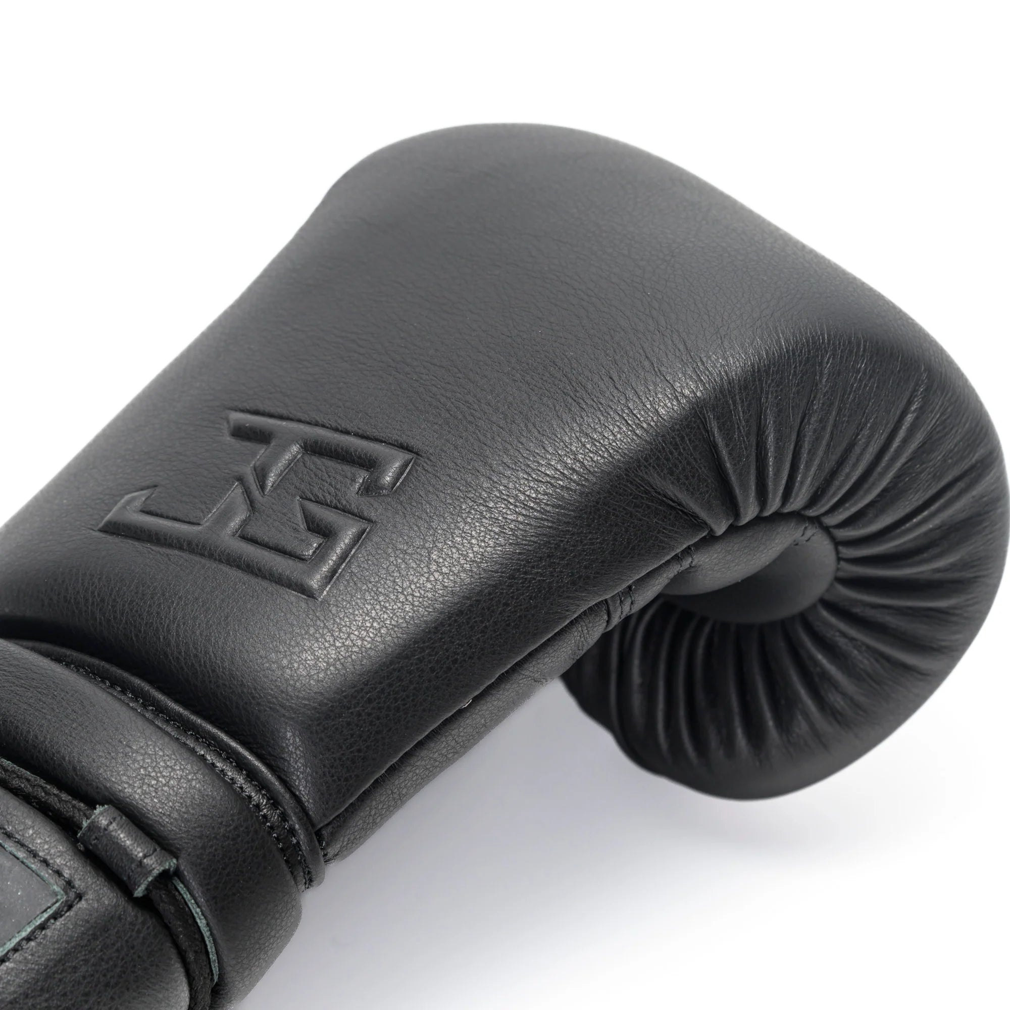Joyagear Elite Performance Leather Lace Up Boxing Gloves Black
