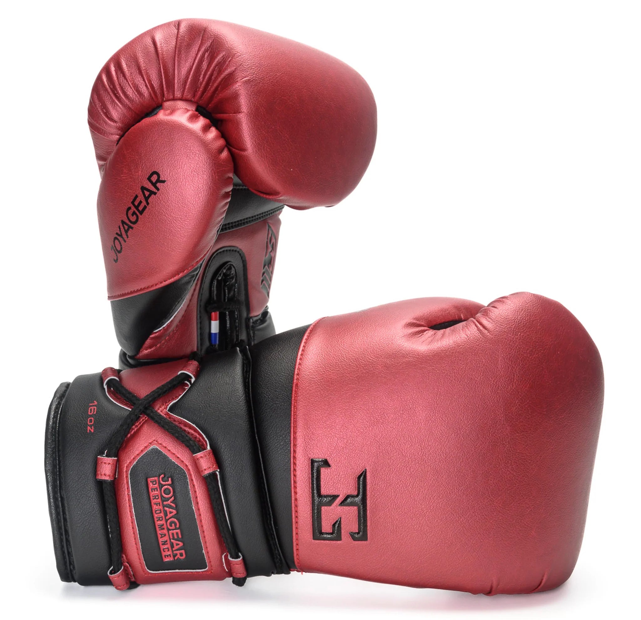 Joyagear Performance Lace Up Boxing Gloves Red