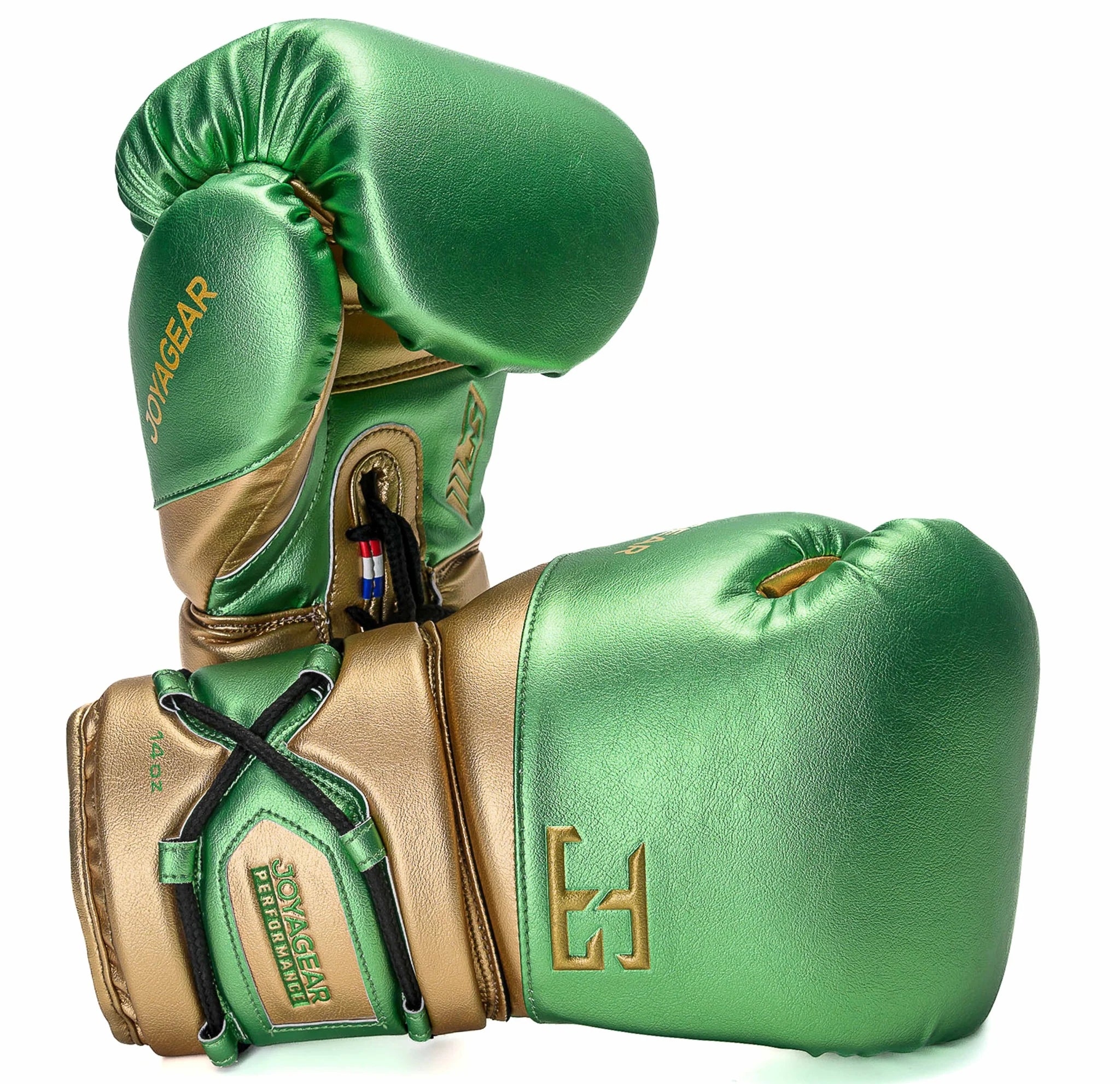 Joyagear Performance Lace Up Boxing Gloves Green