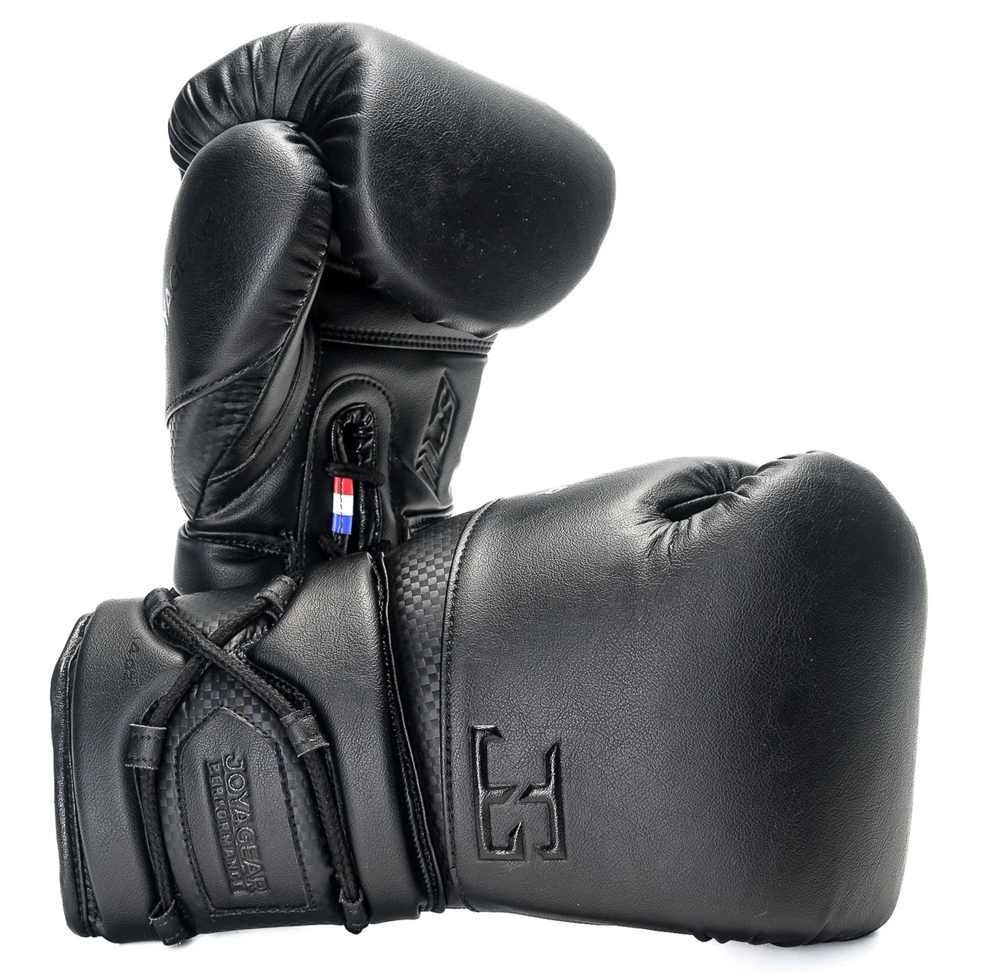 Joyagear Performance Lace Up Boxing Gloves Black