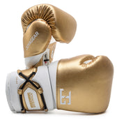 Joyagear Performance Lace Up Boxing Gloves Gold