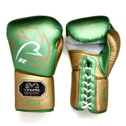 Rival RS100 Professional Sparring Gloves Green/Gold
