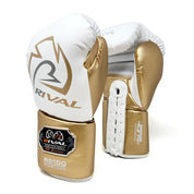 Rival RS100 Professional Sparring Gloves White/Gold