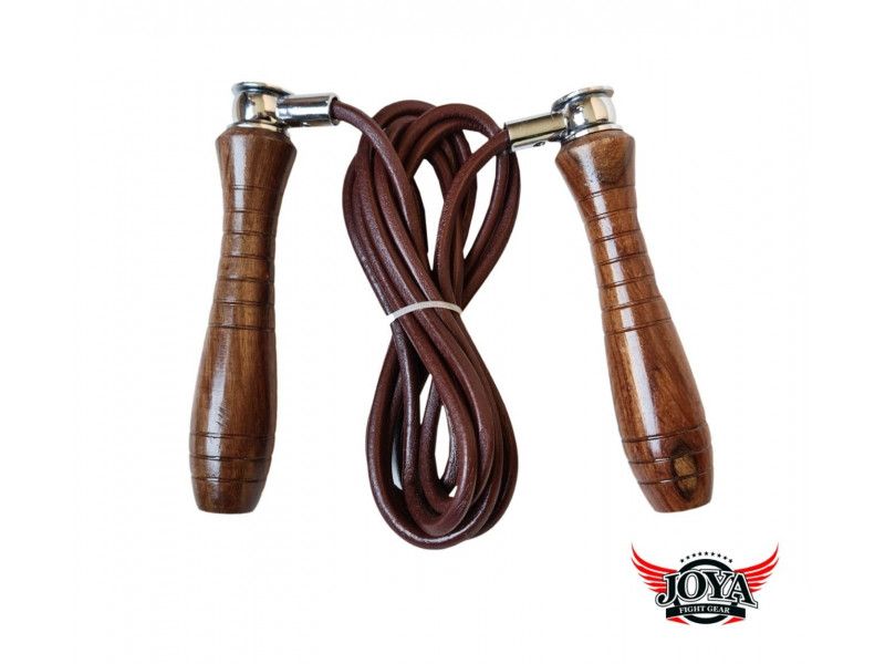 Joya Leather Jump Rope Wood