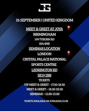 Joyagear x Charles Oliveira - VIP Meet & Greet BIRMINGHAM