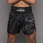 Joyagear Strike muay thai short- Black/White