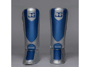 Joyagear Performance Shinguards Blue/Silver