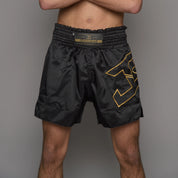 Joyagear Strike muay thai short- Black/Gold