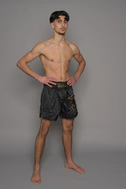 Joyagear Strike muay thai short- Black/Gold