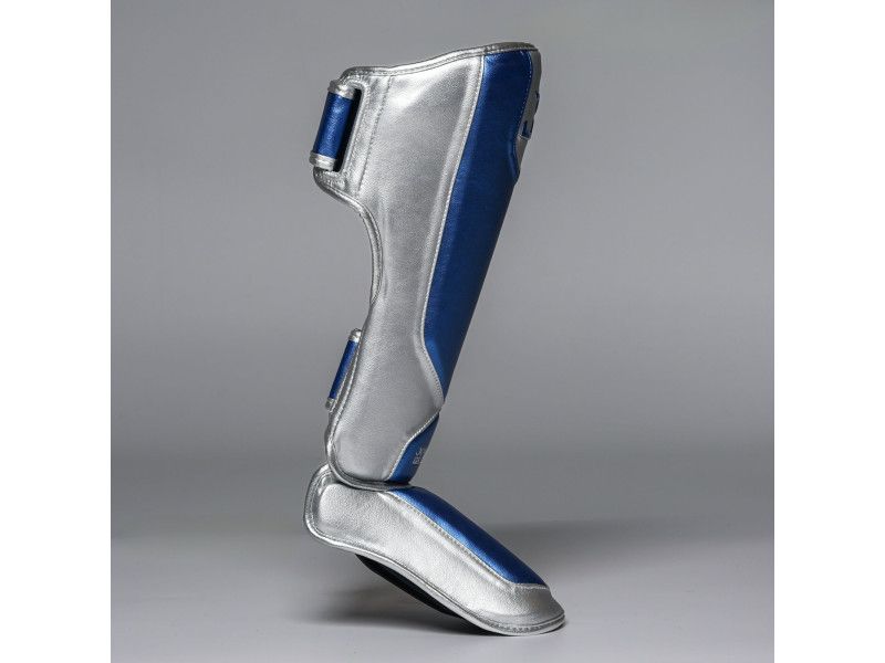 Joyagear Performance Shinguards Blue/Silver