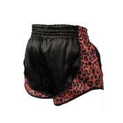 Joya Leopard Muay Thai Shorts Black