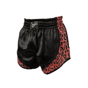Joya Leopard Muay Thai Shorts Black